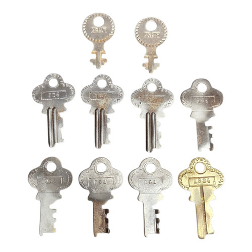 Long Lock Key Assortment 10 Keys T36 T37 D64 D60 D61 934