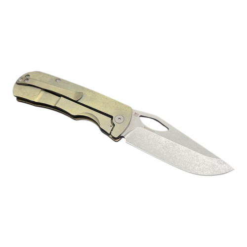 McNees Knives 3.25 Little Dixon Blade Show 2026 Stonewashed Green/Bronze 