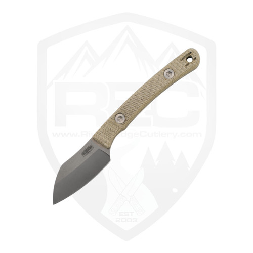 Hellbender Blade Co. Newt New Small Fixed Blade Magnacut OD Micarta 