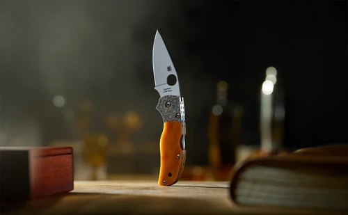 Spyderco Native® 5 50th Anniversary Amber Bone CPM® S90V® Sprint Run® 
