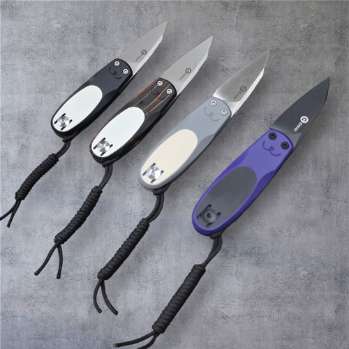 CIVIVI Purr Flipper & Slip Joint Four G10 Handle Choices (1.83" Stonewashed Nitro-V Blade)
