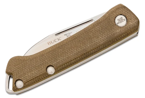 Buck 250 Saunter OD Green Canvas Micarta