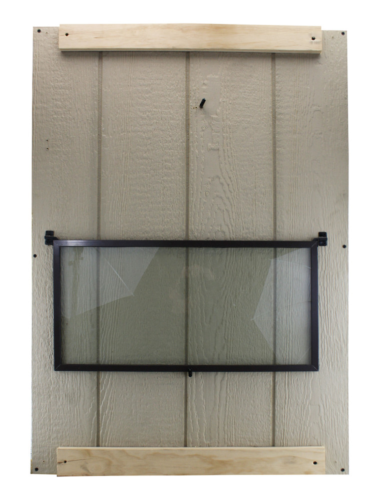 24 x 12 Awning Sash Window Brown