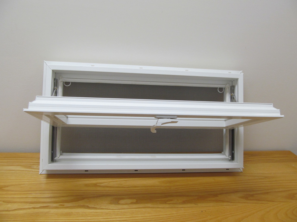 36" x 12" Awning Transom Insulated Glass Vinyl Window