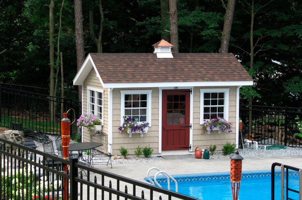 25" Vinyl Vented Cupola with Hip Roof Shed Windows and More, Inc.
