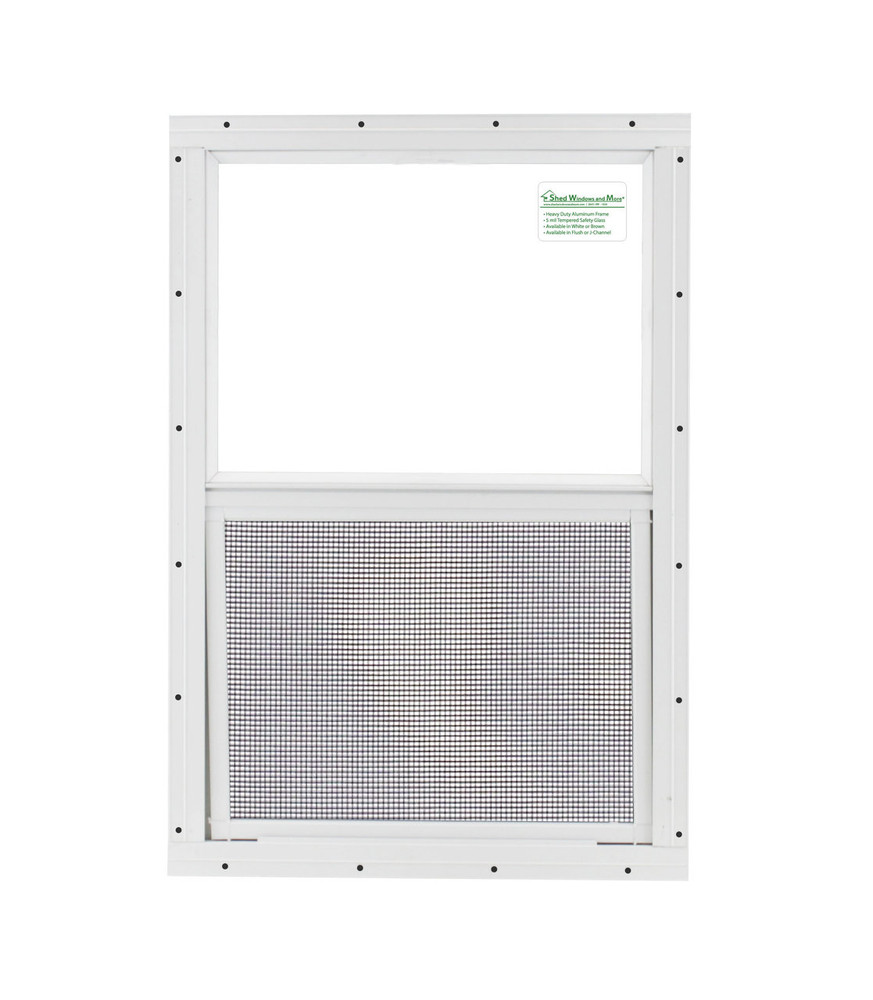 18" x 27" Safety Glass Window Without Girds