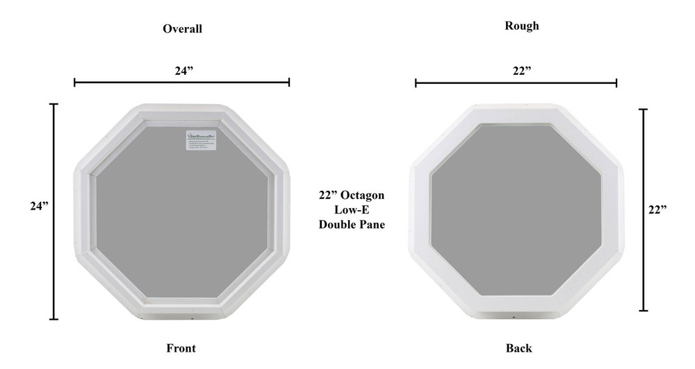 insulated octagon windows