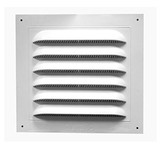 8x8 white flush pvc vent