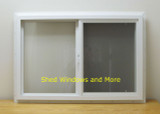 36" x 24" Double Pane Horizontal Sliding Vinyl Window 36" x 24" Double Pane Horizontal Sliding Vinyl Window