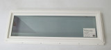 10" x 30" Transom Double Pane Tempered Low-E Clear PVC Window 10" x 30" Transom Double Pane Tempered Low-E Clear PVC Window