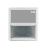 24" x 27" Double Pane Safety/Tempered Glass Low-E PVC Frame