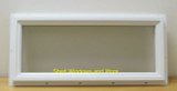 Transom 12" x 24" Double Pane Window PVC Frame Transom 12" x 24" Double Pane Window PVC Frame