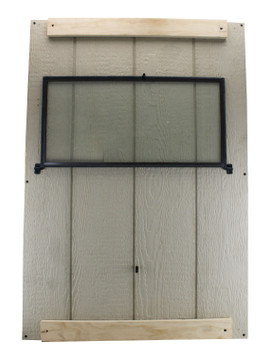 24 x 12 Awning Sash Window Brown