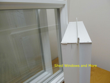 16" x 16" Square Double Pane Vinyl Window