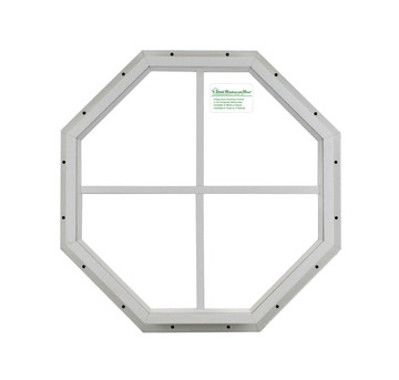 Octagon Window, 14 inch octagon, DIY Projects, Shed 