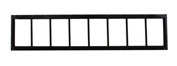 10" x 48" Brown Flush Transom Window