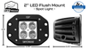 2" LED Flush Mount Spot Light dimensions
