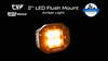 2" LED Flush Mount Amber Light