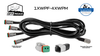 Female to 4 Male Deutsch Splitter – 14 AWG
