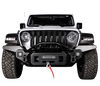 2018 - 2023 Jeep Wrangler Winch Front Bumper - 10" Light Bar Compatible 2018 - 2023 Jeep Wrangler Winch Front Bumper - 10" Light Bar Compatible