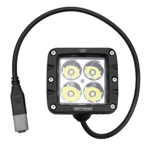 2" LED Pod Mount Flood Light w/ Cable