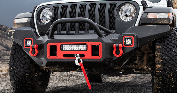 2020 - 2023 Jeep Gladiator Front Bumper - Winch Compatible 2020 - 2023 Jeep Gladiator Front Bumper - Winch Compatible