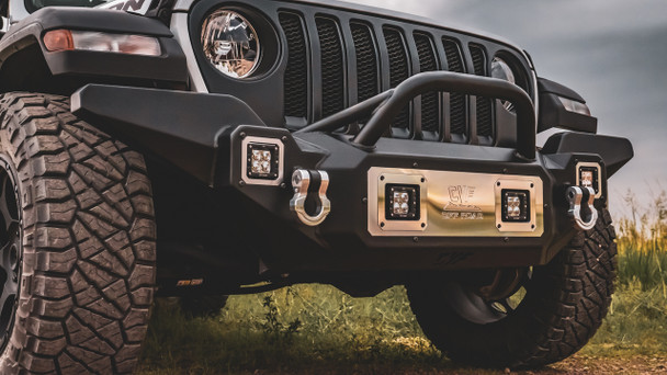 2018 - 2023 Jeep JL (Wrangler + Gladiator) Front Bumper - Pod Mount Light Compatible 2018 - 2023 Jeep JL (Wrangler + Gladiator) Front Bumper - Pod Mount Light Compatible