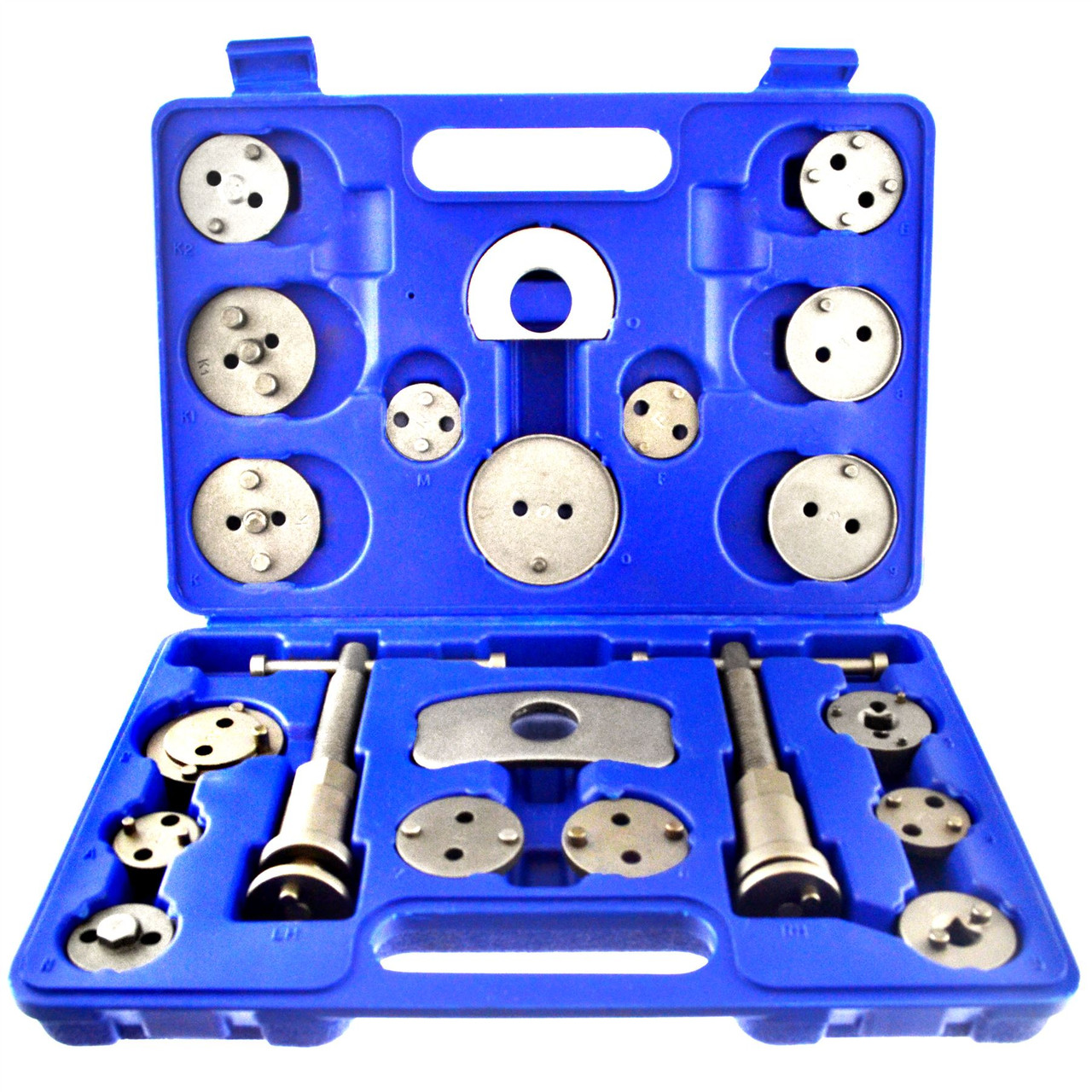 21pc Left and Right Hand Brake Calliper Piston Wind Back Tool Kit AU019 -  AB Tools Online