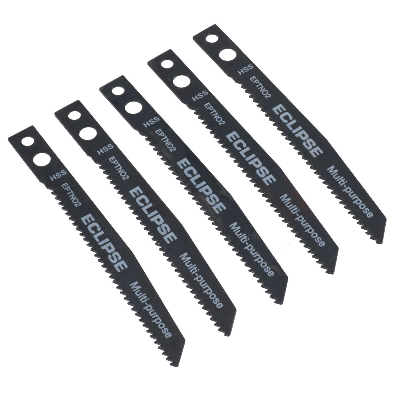 Eclipse Metal Wood Plastic Jigsaw Blades Fine Straight Cut 1.8mm Spacing 30pc