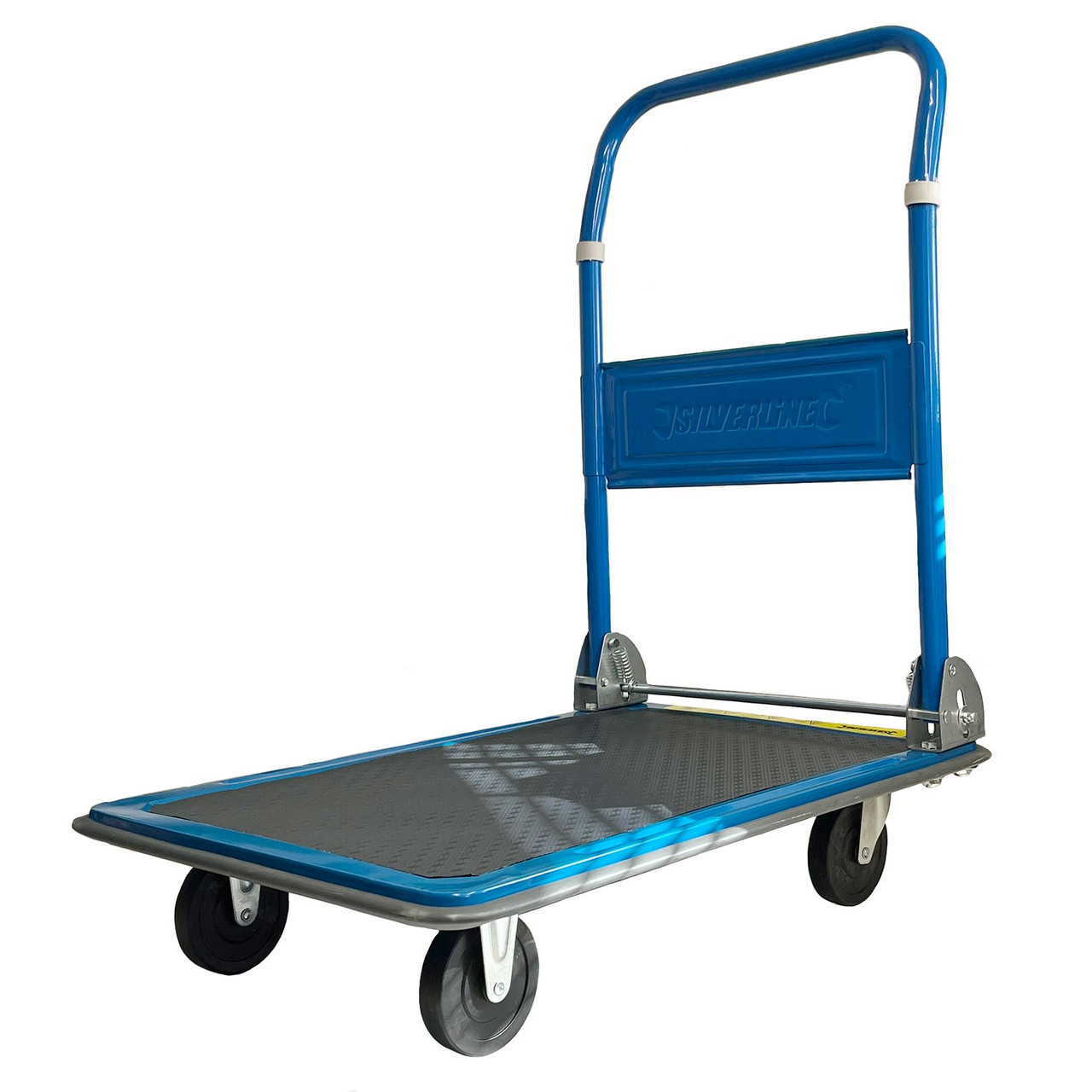 Folding Platform Hand Truck Trolley Cart Flat Bed Warehouse Transport 150kg Cap