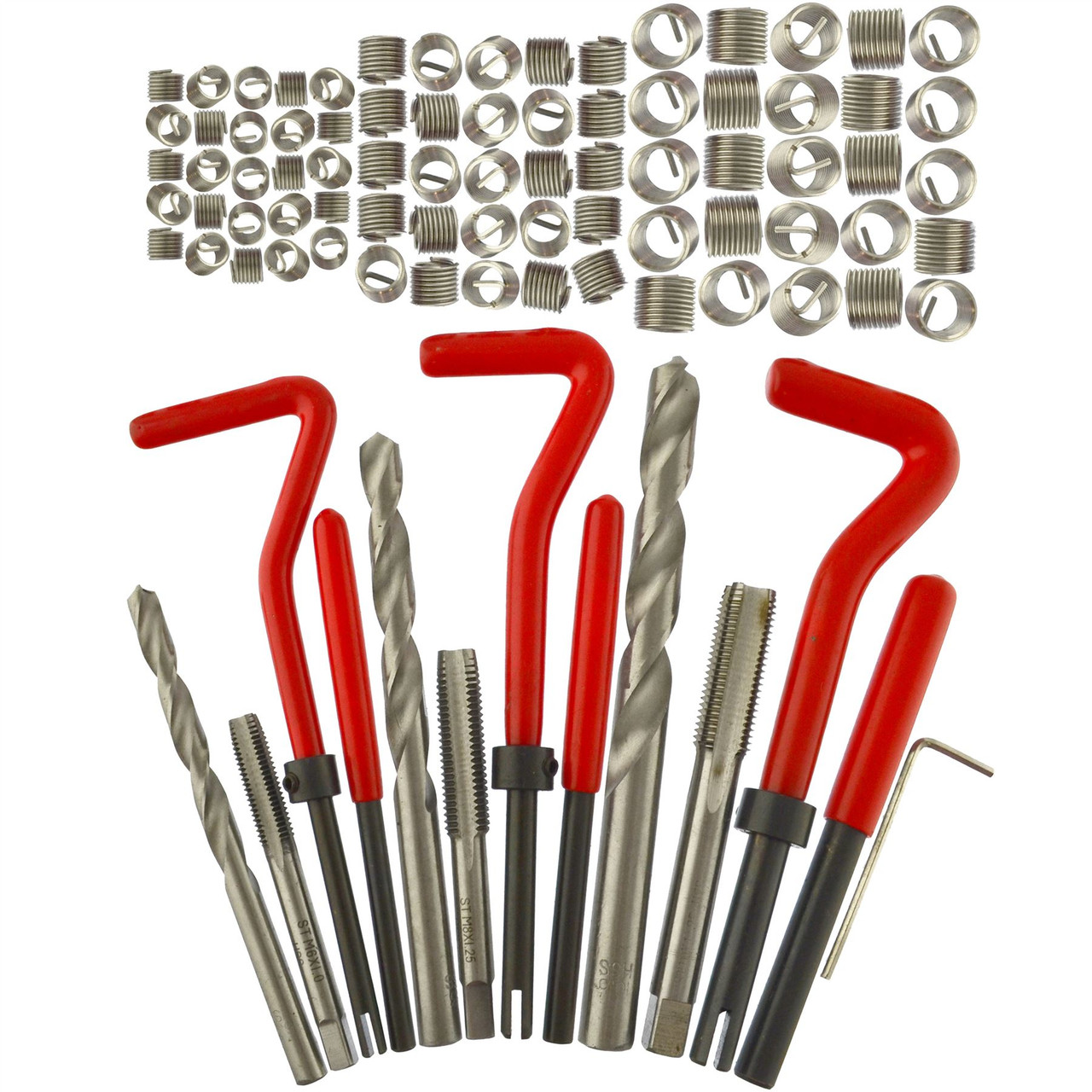 AB Tools M6 x 1.0mm Thread Repair kit/helicoil 25pc Set Damaged Thread AN048