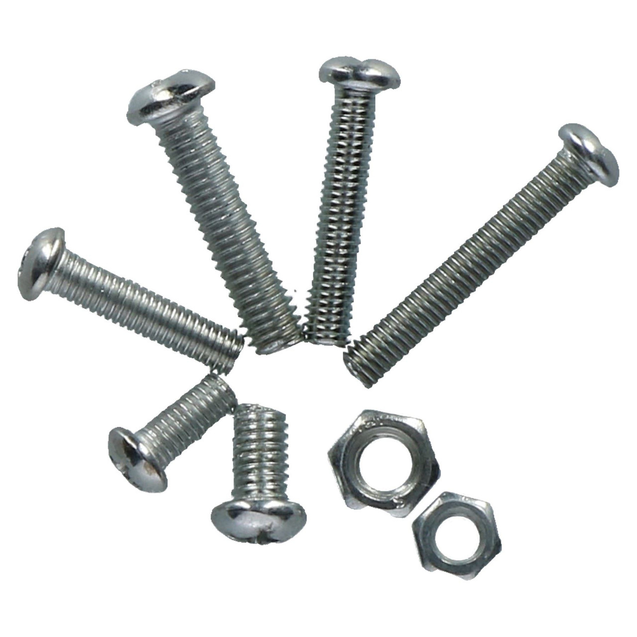 Nuts and Bolts Washers Phillips Dome Head Bolt-Screw Metric M5 M6 220pc  kit AB Tools Online