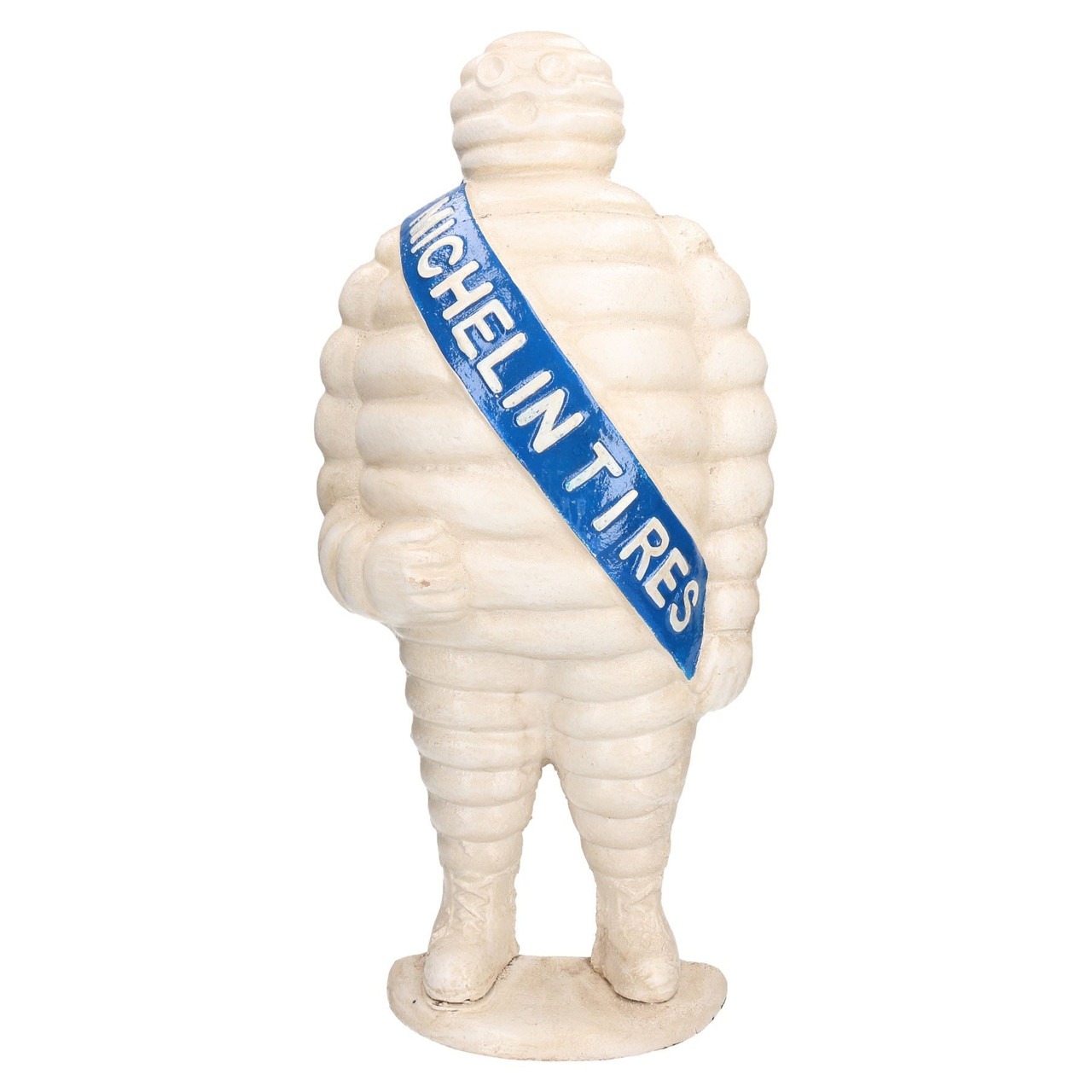 Michelin Man in Plane & Tractor Figure Mascot Statue Bibendum Figurine Cast
