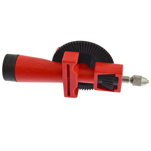 Hand Drill 6mm Chuck Hand Tools Double Pinion Wood Side Manual Turn SIL280 