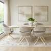 Trivoli Ivory Extension Dining Suite with Sintered Stone Top