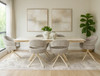Trivoli Ivory Extension Dining Suite with Sintered Stone Top
