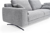 Stella 3 Seater Sofa in Warm Grey Fabric Upholstery