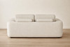 Tania 2 Seater Sofa in Ivory Woven Fabric
