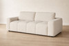 Tania 2 Seater Sofa in Ivory Woven Fabric