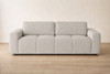 Tania 3 Seater Sofa in Fawn Woven Fabric