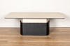 Exception Coffee Table in Sintered Stone, MDF & Black Oak