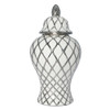 Olympia Tall Porcelain Canister - 27 x 27 x 52cm