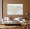 Flowing Along Hand Painted Canvas Artwork - 150 x 100 x 3.5cm