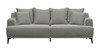 Coco 3 Seater in Grey Fabric Upholstery