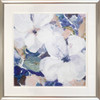 Blooming II Print with Champagne Frame - 80 x 80cm