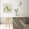 Perfect Pears Print on Canvas with Hand Painted Detail - 80 x 80 x 3.5cm
