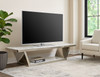 Venice White Stone Entertainment Unit
