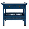 J301 - Handcrafted Chinese Cabinet in High Gloss Blue