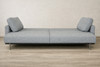 Monaco Sofa Bed in Grey Speckled Fabric