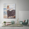 Girl on Beach Canvas Artwork